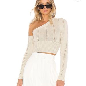 Majorelle off shoulder top